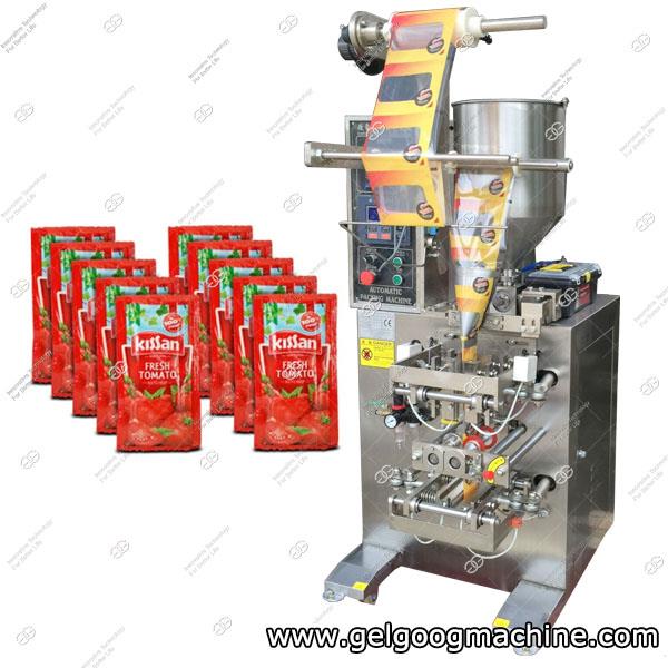 Tomato ketchup Pouch Packing Machine
